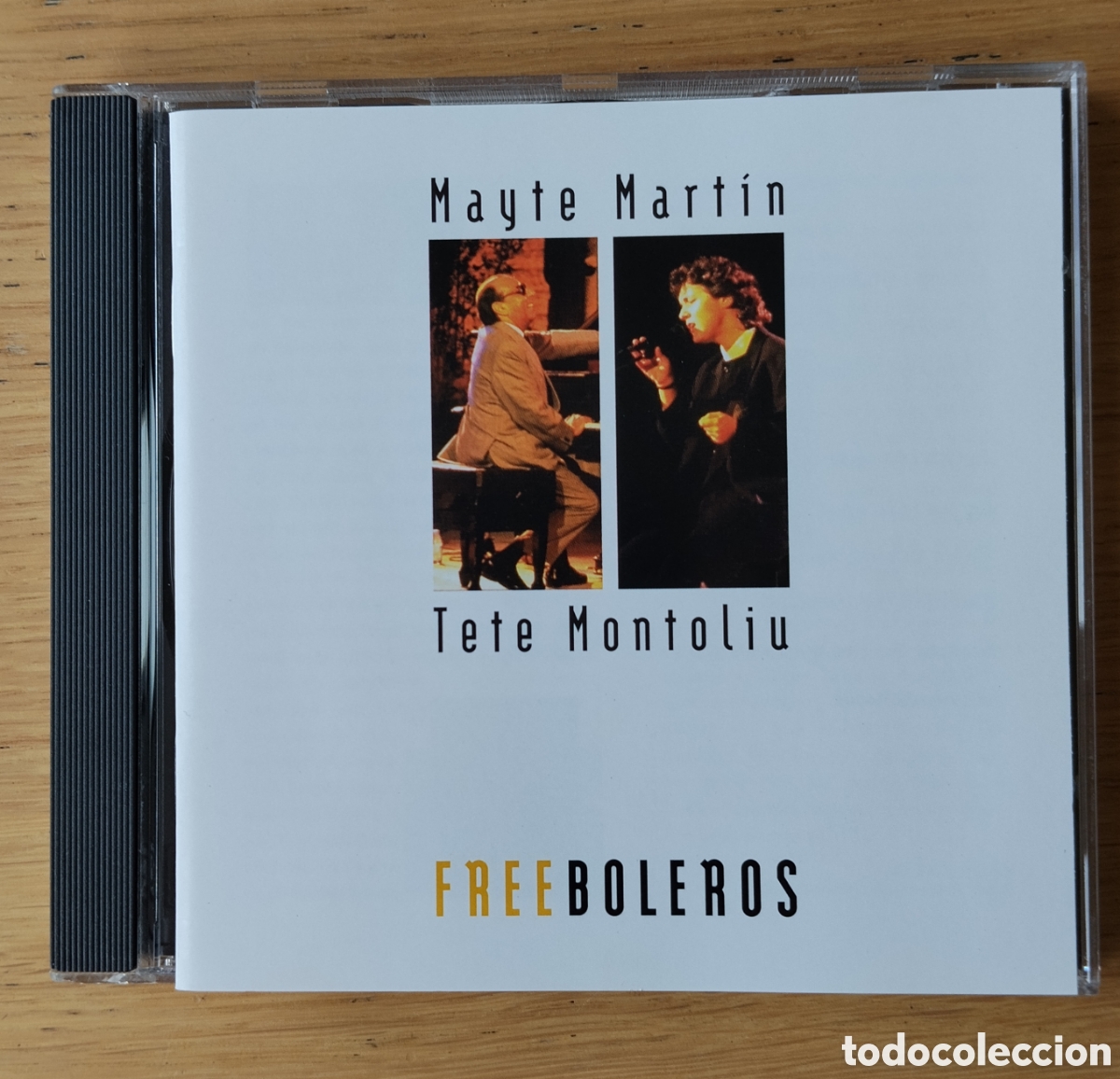 CDs de m&uacute;sica: MAYTE MART&Iacute;N, TETE MONTOLIU: &rdquo;FREE BOLEROS&rdquo; CD 1996 - BOLERO