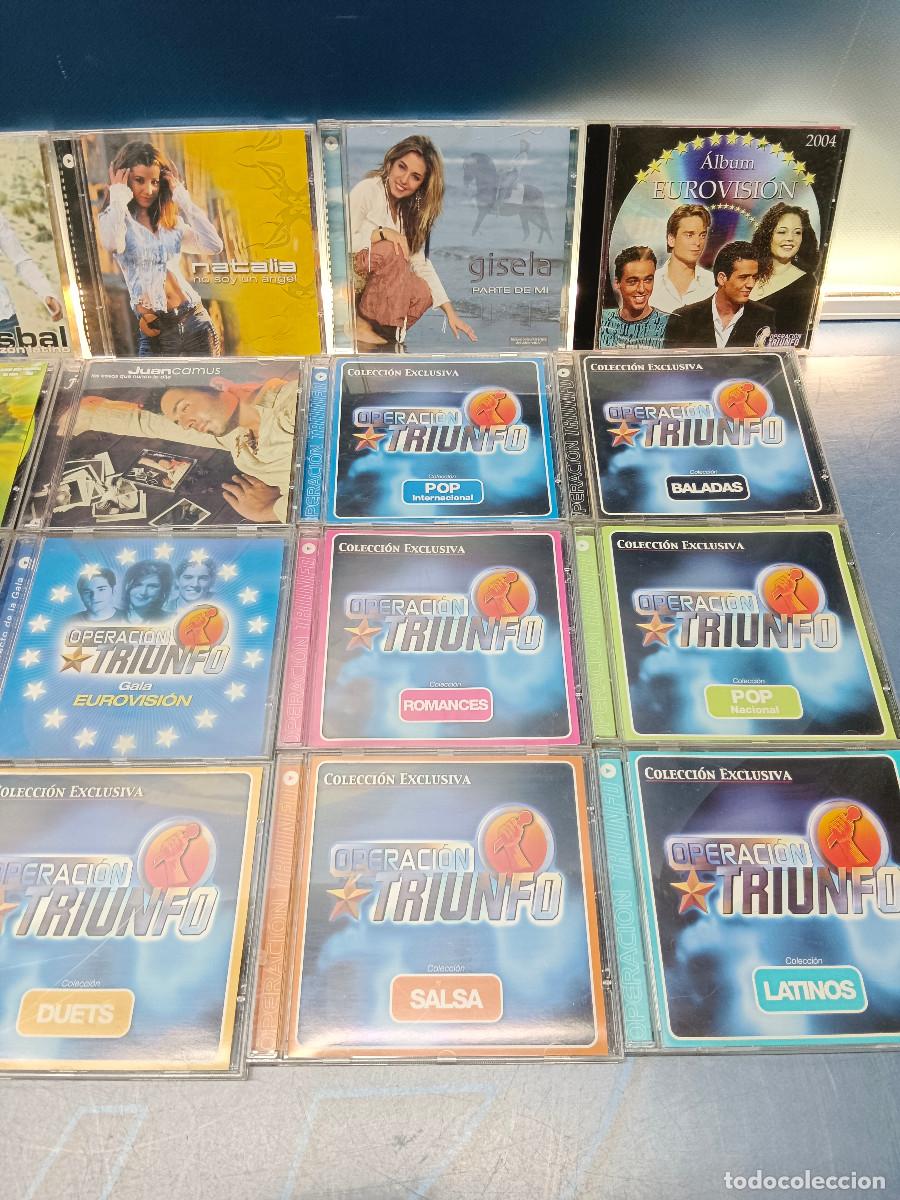 CDs de m&uacute;sica: Operaci&oacute;n Triunfo. 21 CDs + 1 VHS. - Foto 2
