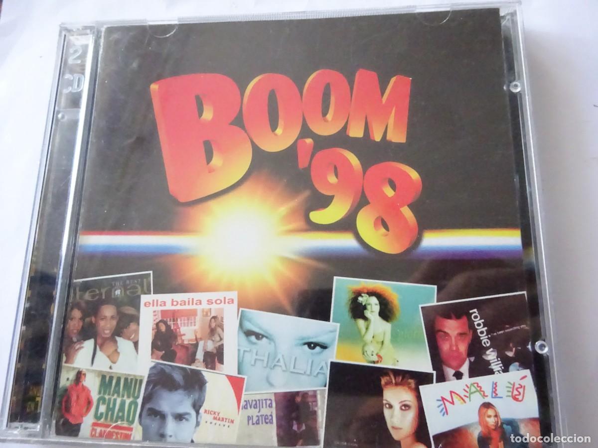 CDs de m&uacute;sica: 2 CD BOOM 98, CELINE DION, THALIA, OREJA VAN GOGH, H&Eacute;ROES DEL SILENCIO, MARIAH CAREY, M&Oacute;NICA NARANJO