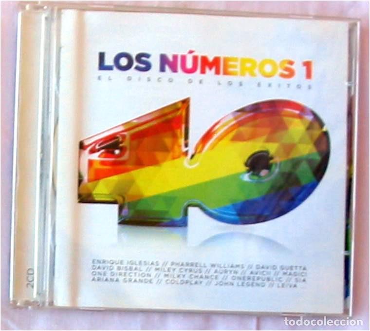 CDs de m&uacute;sica: LOS N&Uacute;MEROS 1 / 40 EL DISCO DE LOS &Eacute;XITOS - 2 CD EN ESTUCHE - VER DESCRIPCI&Oacute;N Y FOTOS