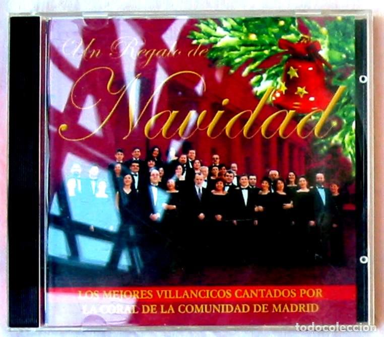 CDs de m&uacute;sica: UN REGALO DE NAVIDAD / LOS MEJOESS VILLANCICOS POR LA CORAL COMUNIDAD DE MADRID - CD EN ESTUCHE