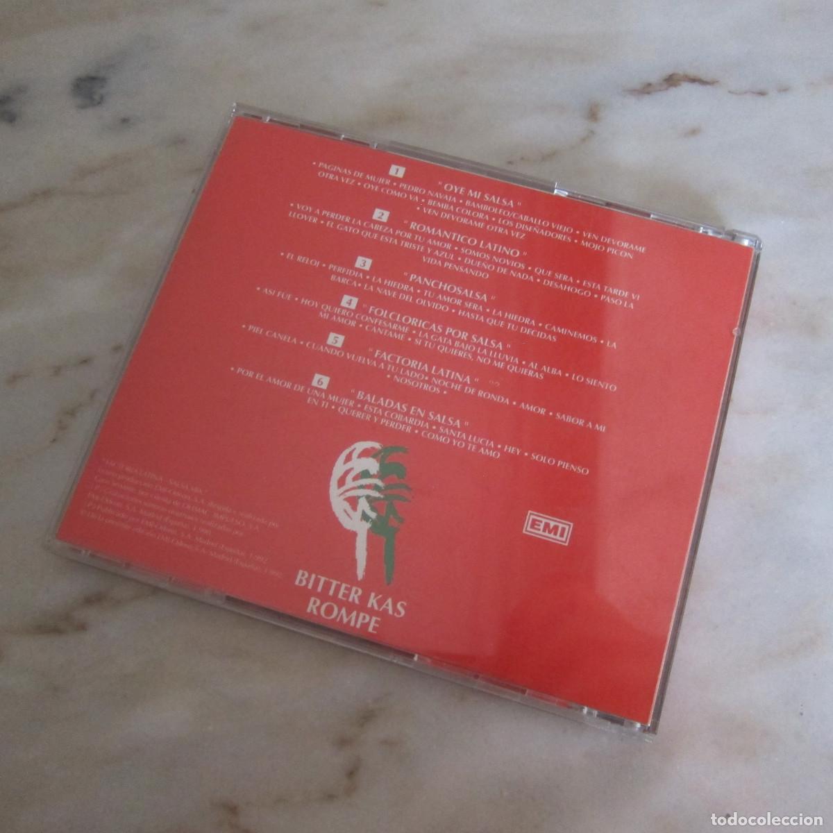 CDs de m&uacute;sica: LA SALSA QUE ROMPE - BITTER KAS (EMI) CD - Foto 3