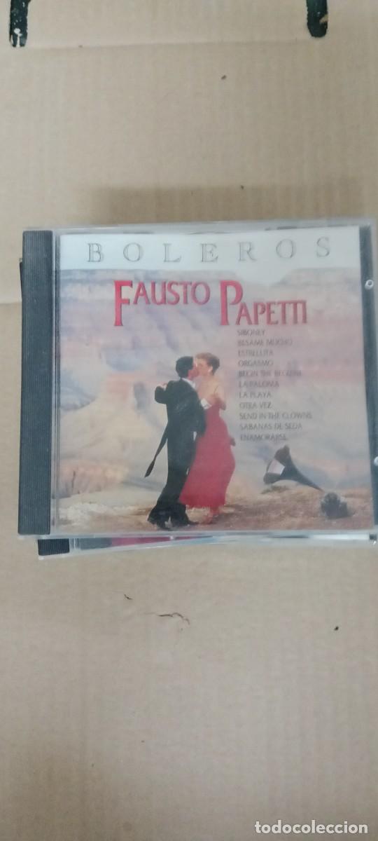 CDs de m&uacute;sica: BOLEROS FAUSTO PAPETTI CD MUSICA CINE M-58