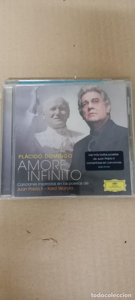 CDs de m&uacute;sica: CD PLACIDO DOMINGO AMORE INFINITO CD MUSICA CINE M-58