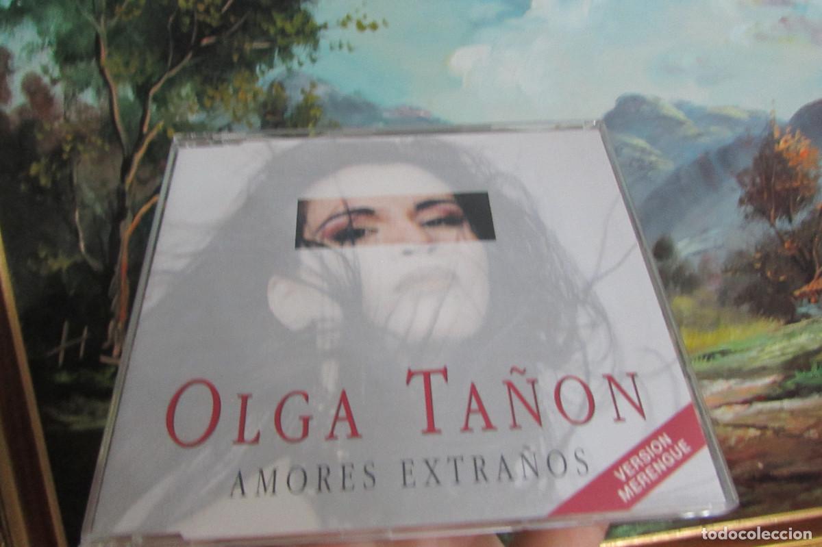 CDs de m&uacute;sica: OLGA TA&Ntilde;ON AMORES EXTRA&Ntilde;OS PROMO CD-SINGLE