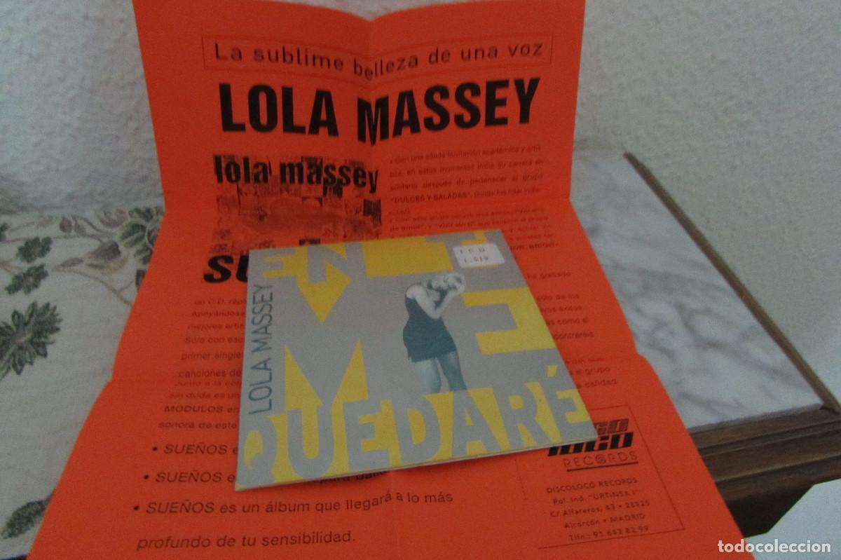CDs de m&uacute;sica: LOLA MASSEY / EN TI ME QUEDARE (CD SINGLE CADENA 100)