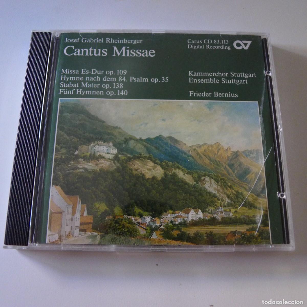CDs de m&uacute;sica: Josef Gabriel Rheinberger Frieder Bernius &ndash; Cantus Missae CD