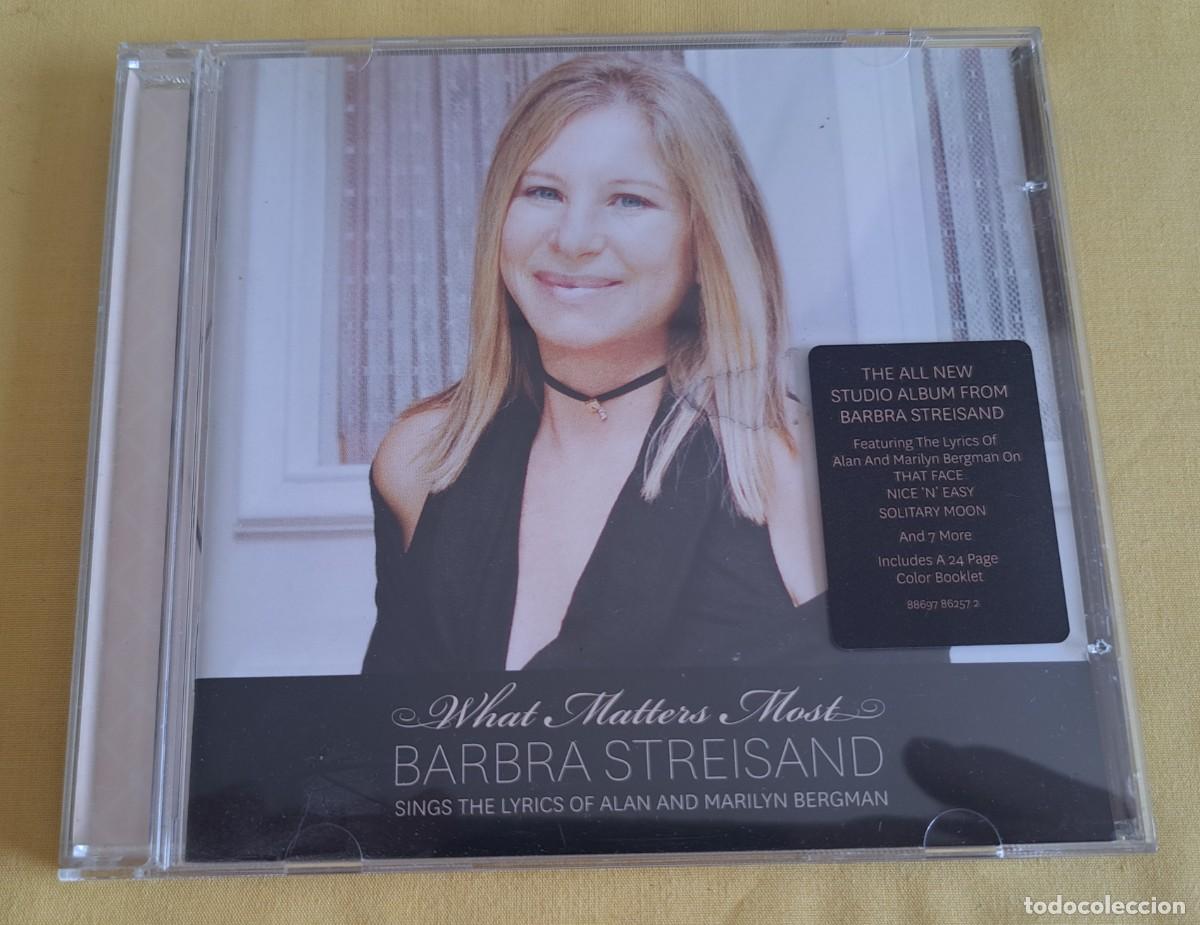 CDs de m&uacute;sica: BARBRA STREISAND - WHAT MATTERS MOST - Sony Music &ndash; 88697 86257 2 - EUROPE 2011