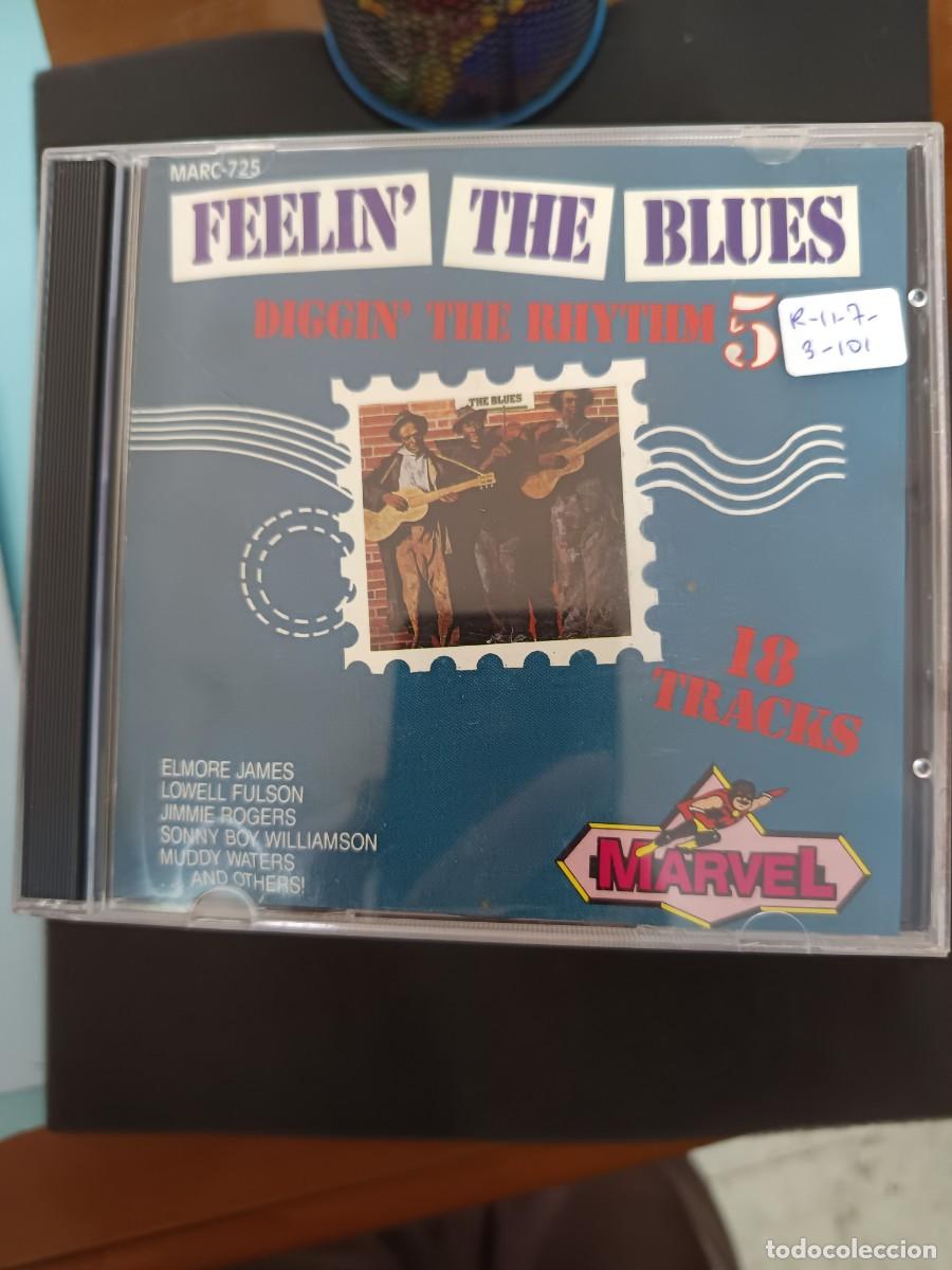 CDs de m&uacute;sica: FEELIN' THE BLUES. DIGGIN' THE RHYTHM 5. 18 TRACKS: ELMORE JAMES, LOWELL FULSON, JIMMIE ROGERS Y OTR