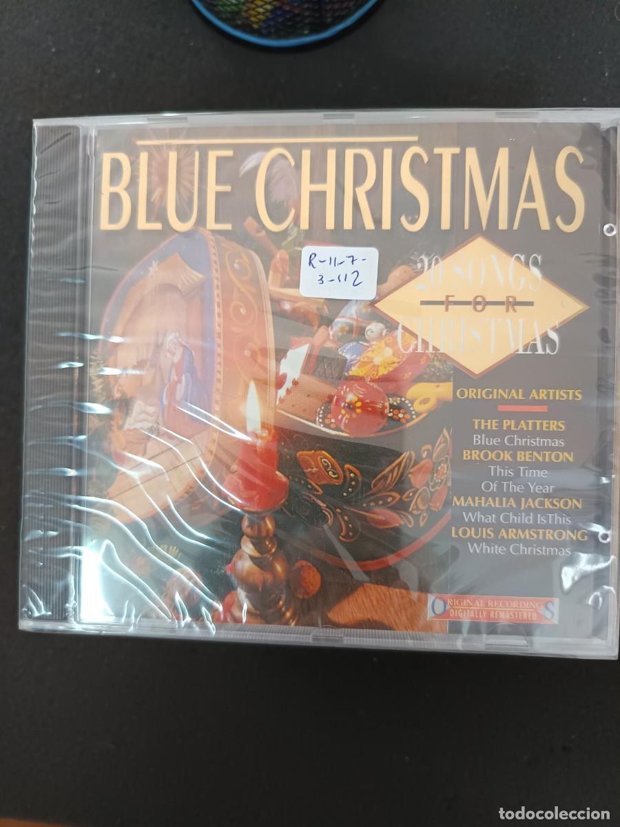 CDs de m&uacute;sica: BLUE CHRISTMAS. 20 SONGS FOR CHRISTMAS. ORIGINALK ARTISTS: THE PLATTERS, BROOK BENTON, MAHALIA JACKS