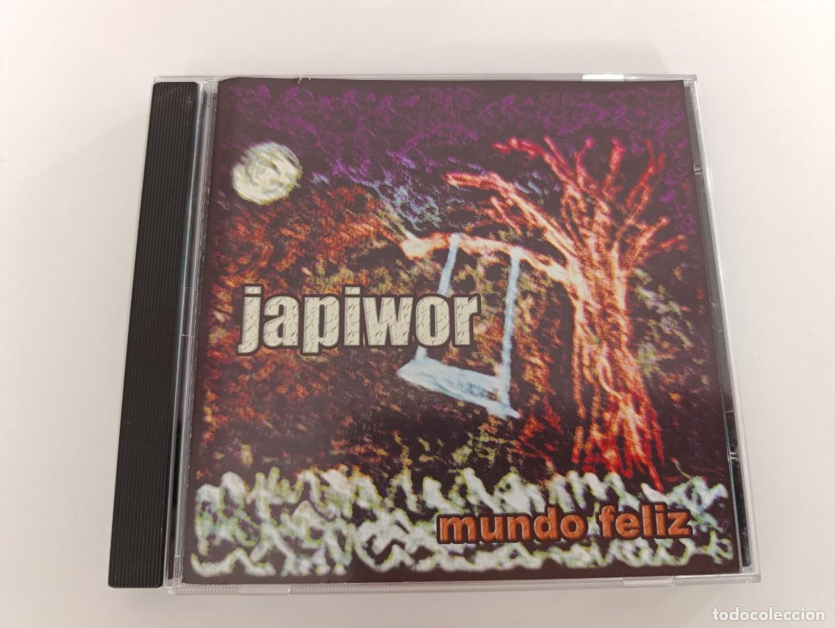 CDs de m&uacute;sica: JAPIWOR 'Mundo Feliz' CD &Aacute;lbum 2004 banda de rock punk &Aacute;ngel Donoso de Ciudad Real