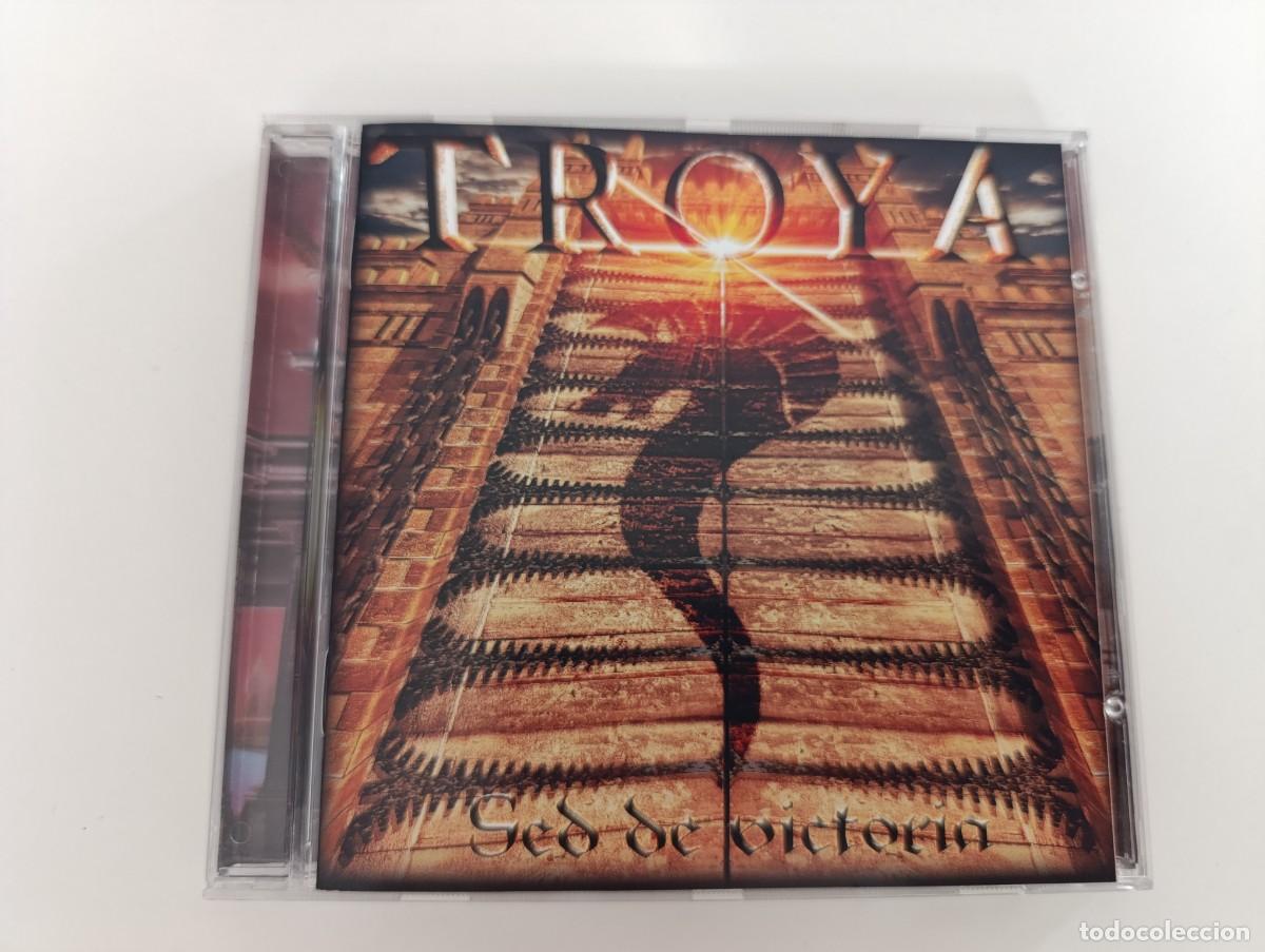 CDs de m&uacute;sica: TROYA 'Sed De Victoria' CD &Aacute;lbum 2006 banda de heavy metal