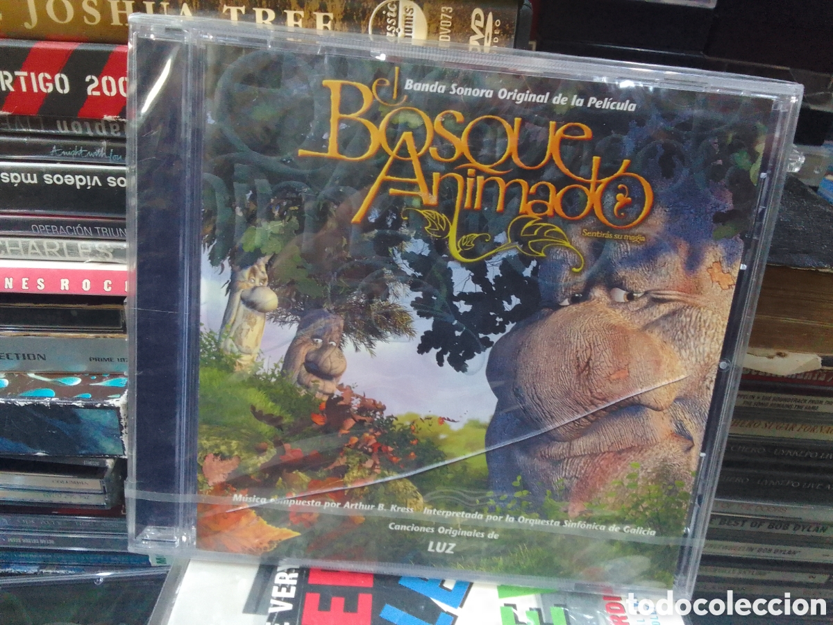 CDs de m&uacute;sica: Banda sonora original,el bosque animado,luz