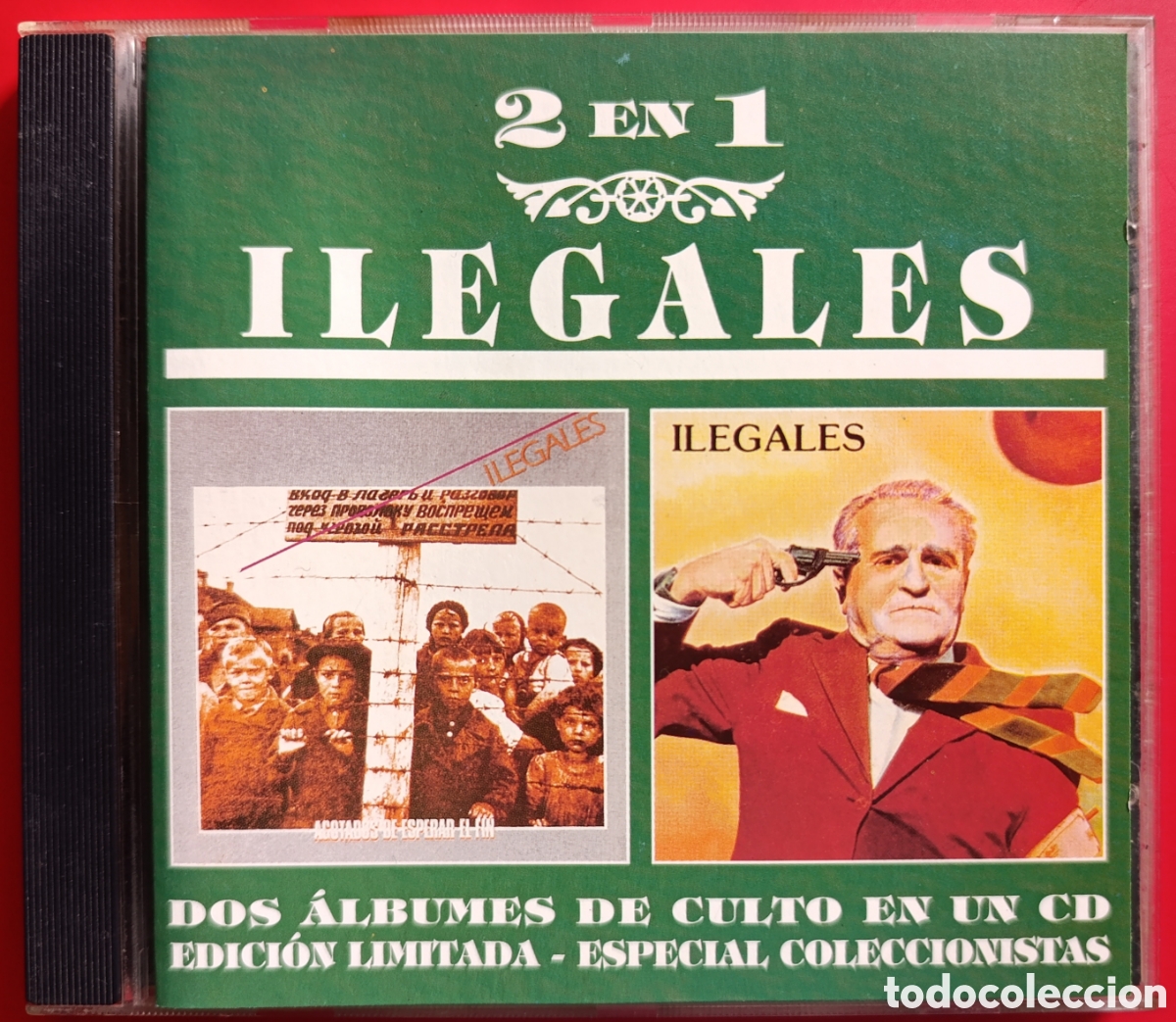 CDs de m&uacute;sica: ILEGALES AGOTADOS DE ESPERAR EL FIN / ILEGALES CD 1995 EDICION LIMITADA COLECCIONISTAS