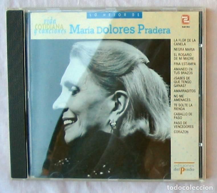 CDs de m&uacute;sica: MAR&Iacute;A DOLORES PRADERA / LO MEJOR / VIDA COTIDIANA Y CANCIONES - CD EN CAJA - VER DESCRIPCI&Oacute;N Y FOTOS