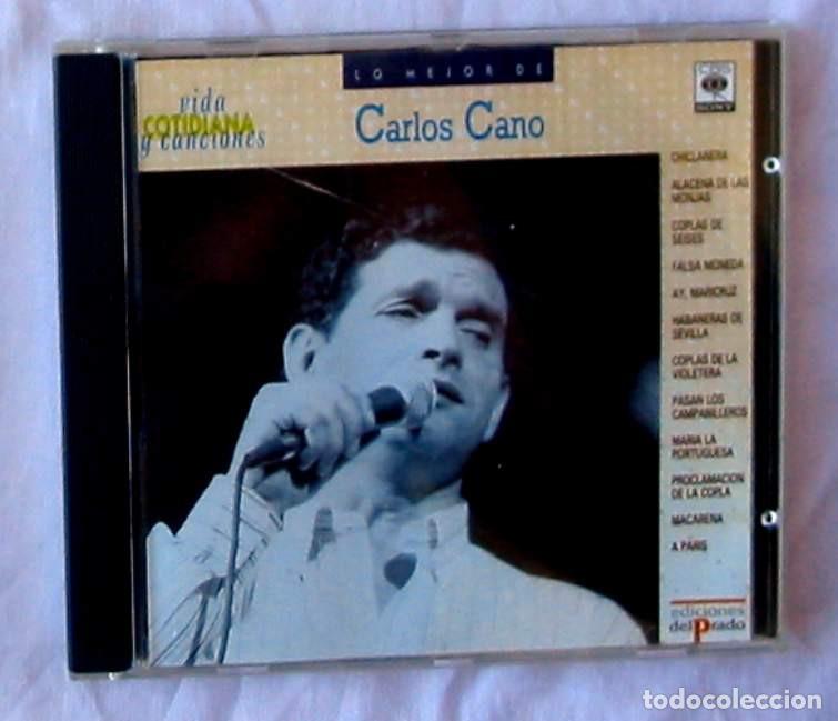 CDs de m&uacute;sica: CARLOS CANO / LO MEJOR / VIDA COTIDIANA Y CANCIONES - CD EN CAJA - VER DESCRIPCI&Oacute;N Y FOTOS