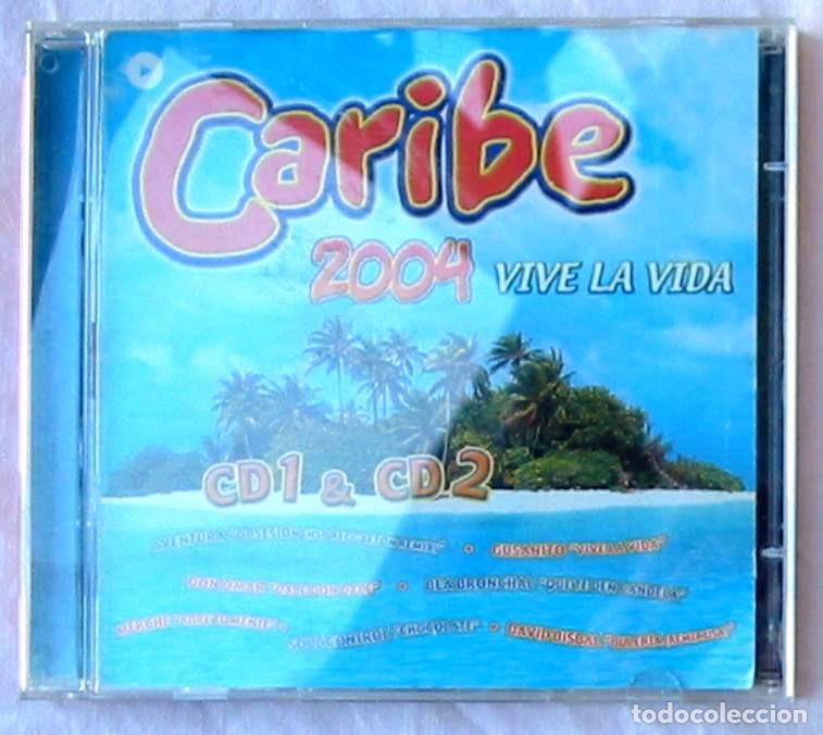 CDs de m&uacute;sica: CARIBE 2004 / VIVE LA VIDA - DOBLE CD EN CAJA DE PL&Aacute;STICO - VER DESCRIPCI&Oacute;N Y FOTOS