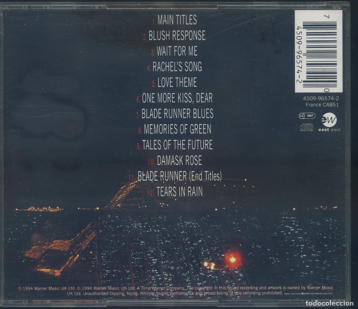 CDs de m&uacute;sica: Blade Runner (Vangelis) - Foto 2