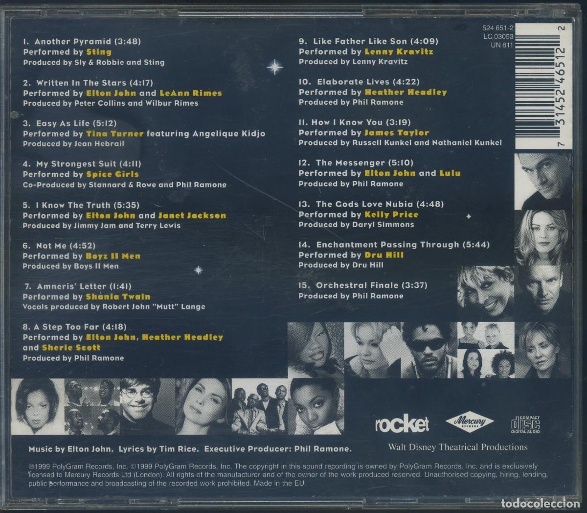 CDs de m&uacute;sica: Elton John and Tim Rices Aida - Foto 2