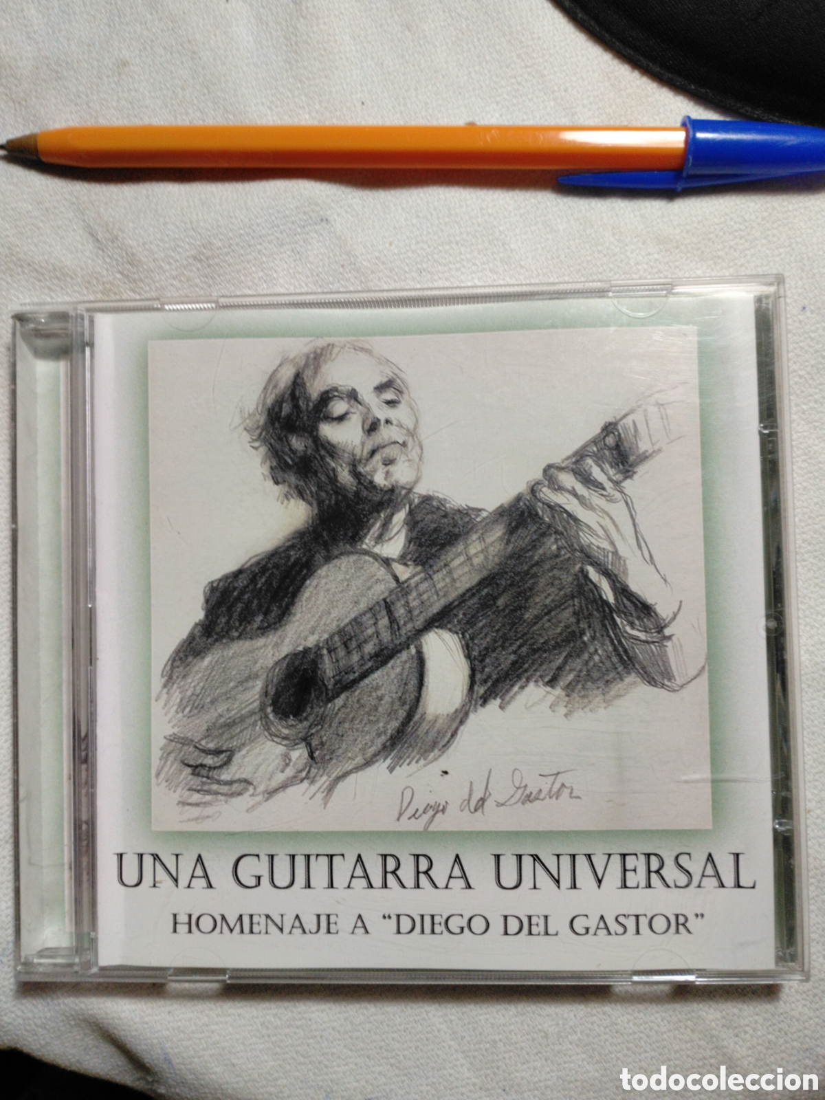 CDs de m&uacute;sica: UNA GUITARRA UNIVERSAL - HOMENAJE A DIEGO DEL GASTOR - CD - JUNTA DE ANDALUC&Iacute;A 2009.