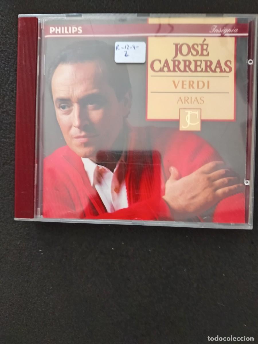 CDs de m&uacute;sica: JOS&Eacute; CARRERAS. VERDI: ARIAS.