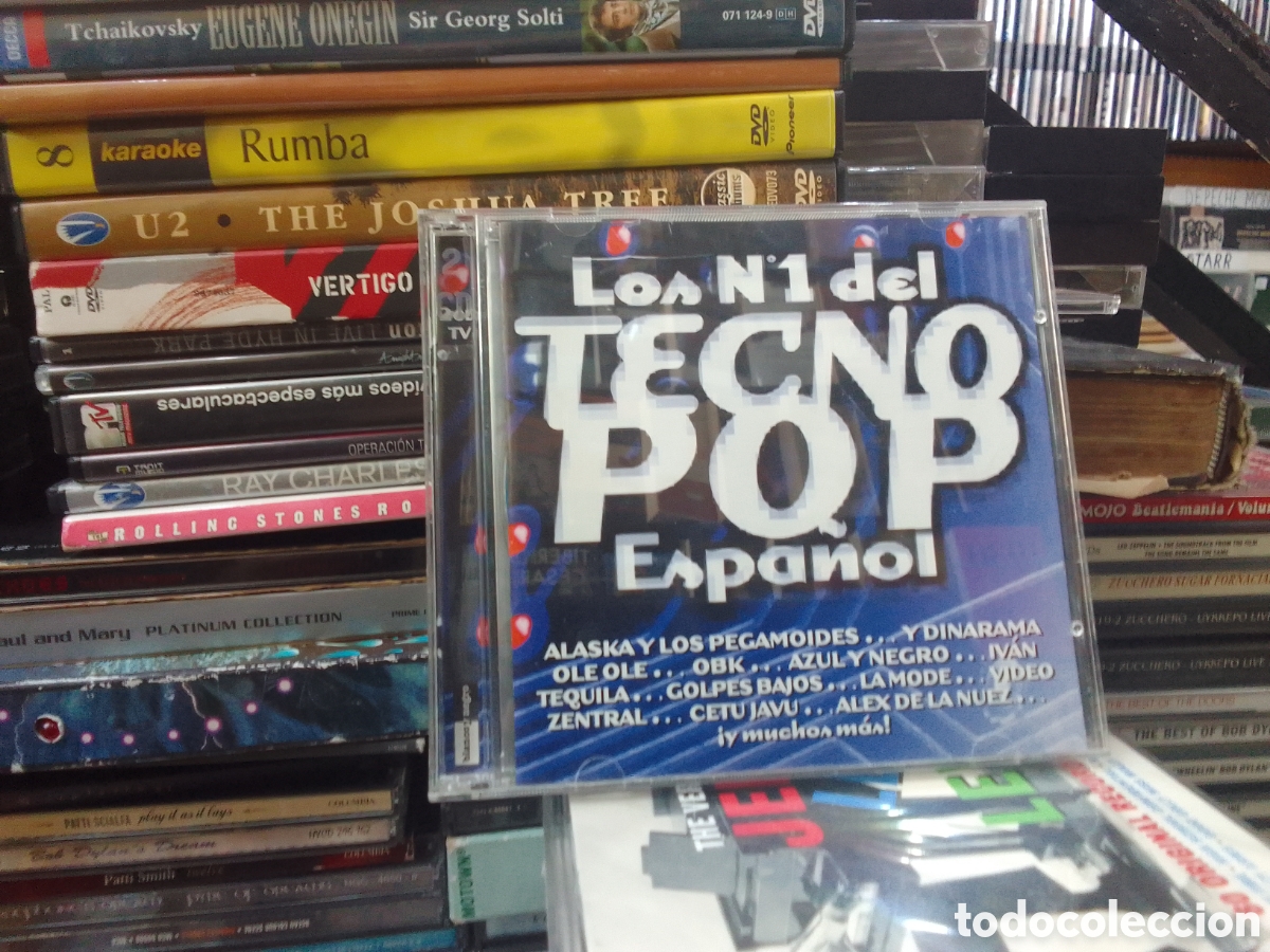 CDs de m&uacute;sica: Los n&uacute;meros 1,del tecno pop espa&ntilde;ol,2 cds