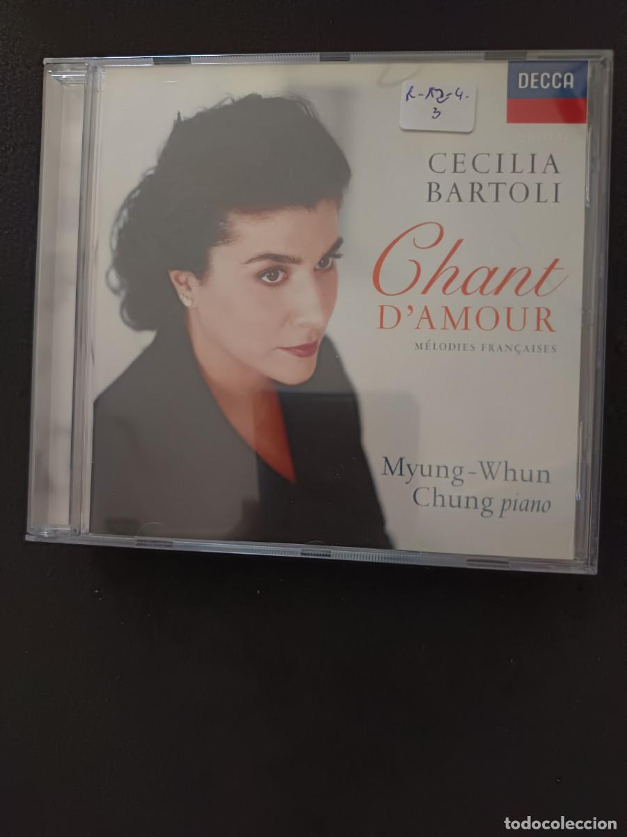 CDs de m&uacute;sica: CECILIA BARTOLI: CHANT D'AMOUR. M&Eacute;LODIES FRAN&Ccedil;AISES. PIANO:; MYUNG-WHUN-CHUNG