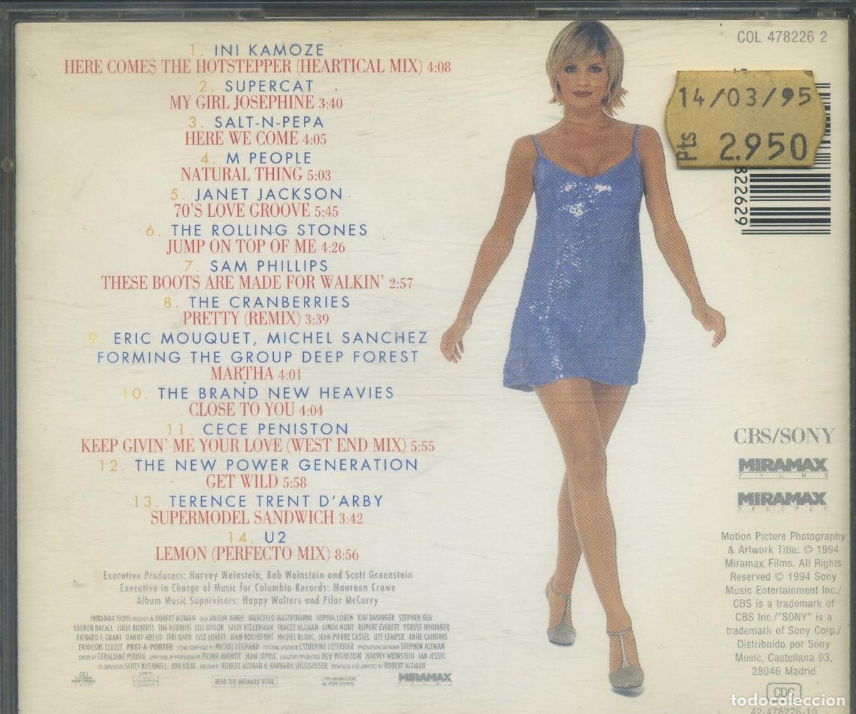 CDs de m&uacute;sica: Pret-a-porter (Michel Legrand) - Foto 2