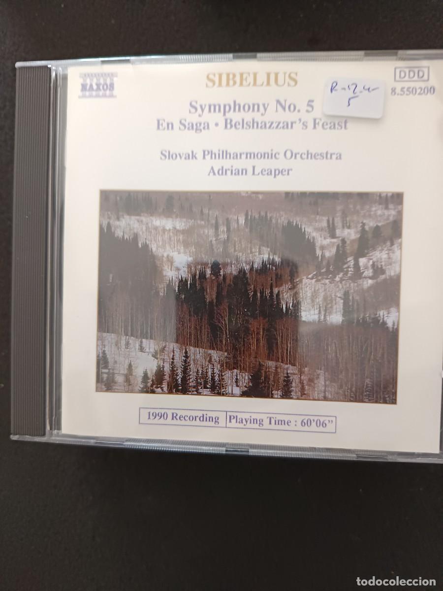 CDs de m&uacute;sica: SIBELIUS: SYMPHONY N&ordm; 5 / EN SAGA / BELSHAZZAR'S FEAST. DIR.: ADRIAN LEAPER