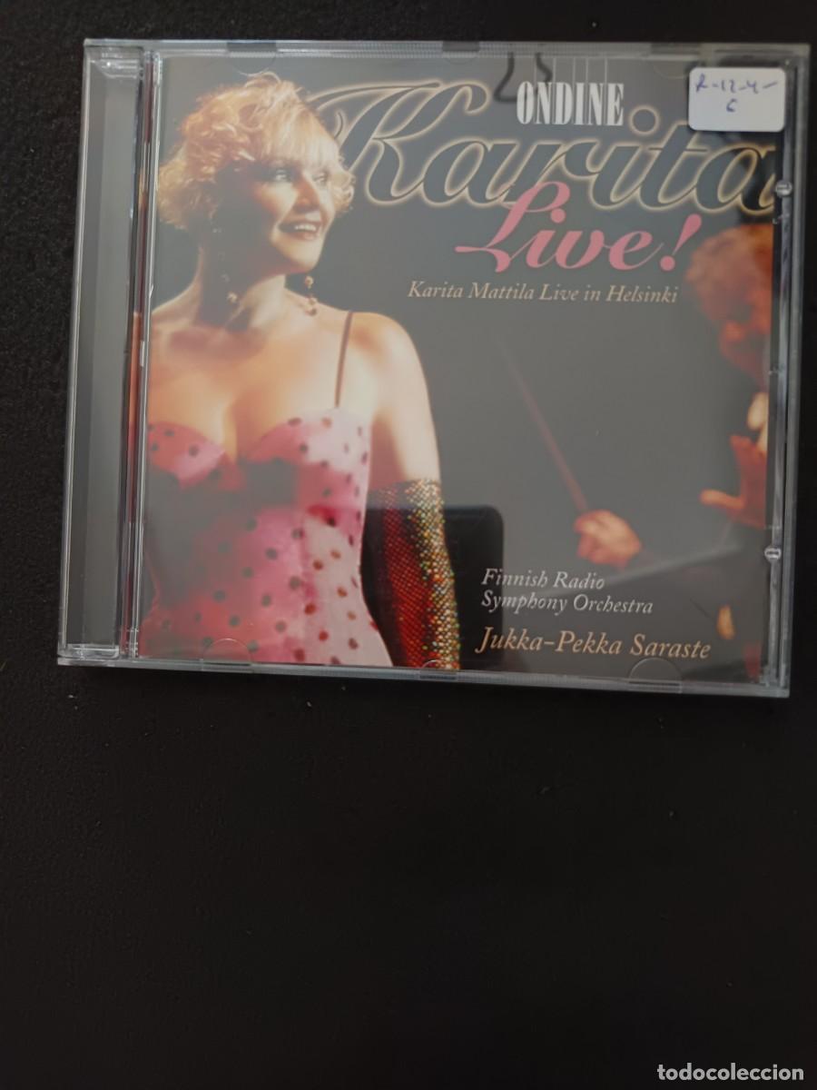 CDs de m&uacute;sica: KARITA MATTILA. KARITA LIVE! KARITA MATTILA LIVE IN HELSINKI. DIR: JUKKA-PEKKA SARASTE