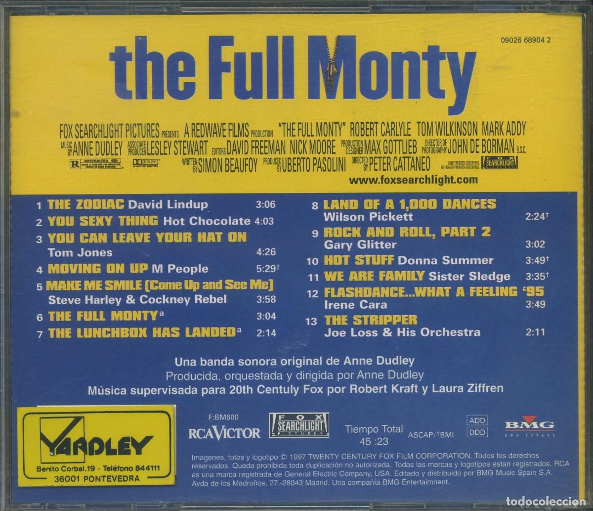 CDs de m&uacute;sica: Full Monty (Anne Dudley) - Foto 2