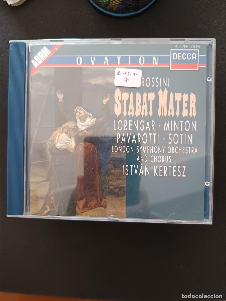 CDs de m&uacute;sica: ROSSINI: STABAT MATER. DIR: ISTV&Aacute;N KERT&Eacute;SZ. INT&Eacute;RP: LORENGAR, MINTON, PAVAROTTI, SOTIN