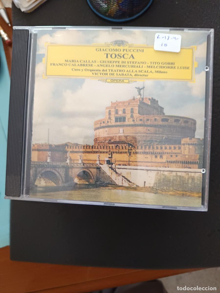 CDs de m&uacute;sica: PUCCINI: TOSCA. DIR: VICTOR DE SABATA. INT&Eacute;R: MARIA CALLAS, GIUSEPPE DI STEFANO, TITO GOBBI, FRANCO