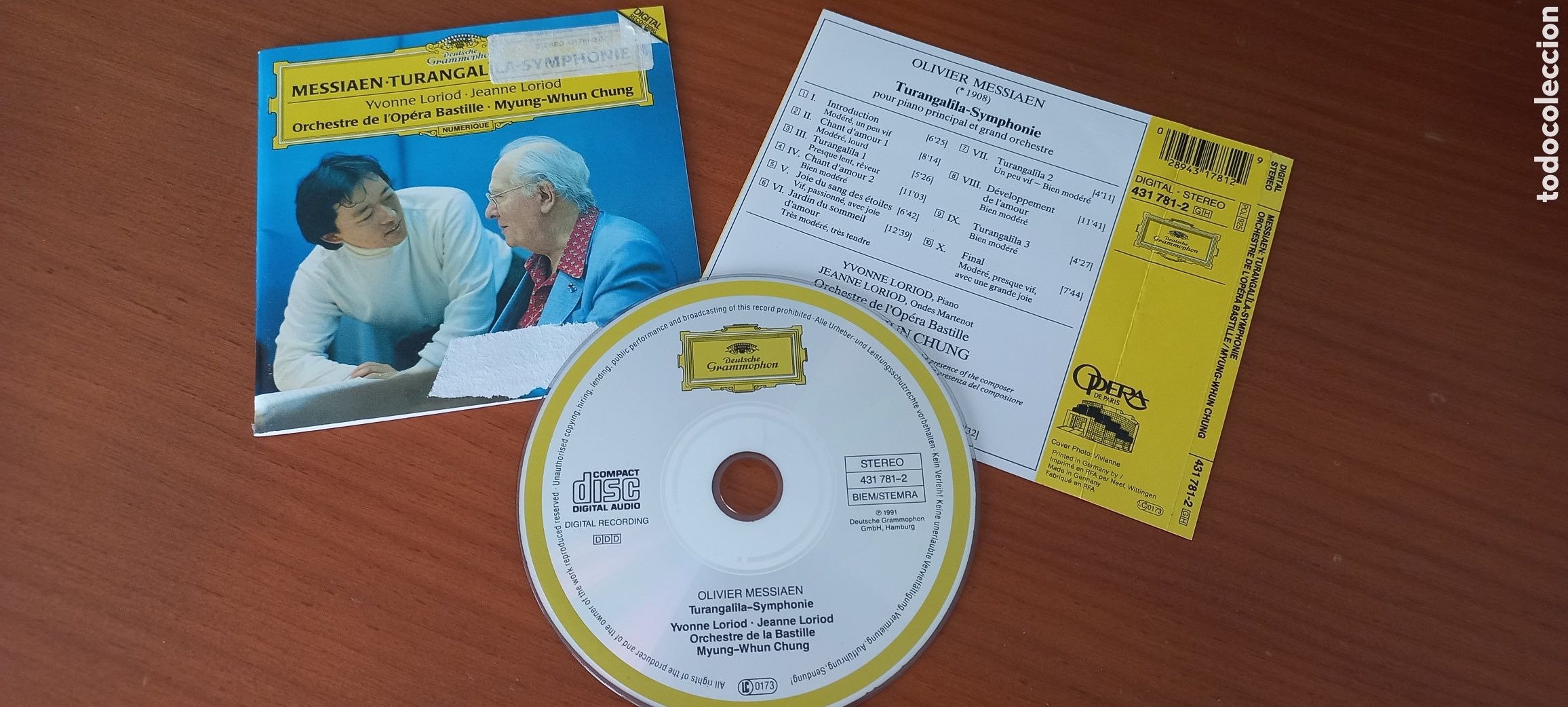 CDs de m&uacute;sica: Messiaen. Turangal&icirc;la-Symphonie Myung-Whun Chung