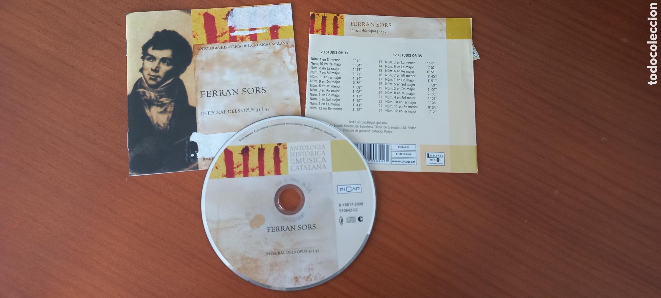 CDs de m&uacute;sica: Ferran Sors integral dels opus 31 i 35
