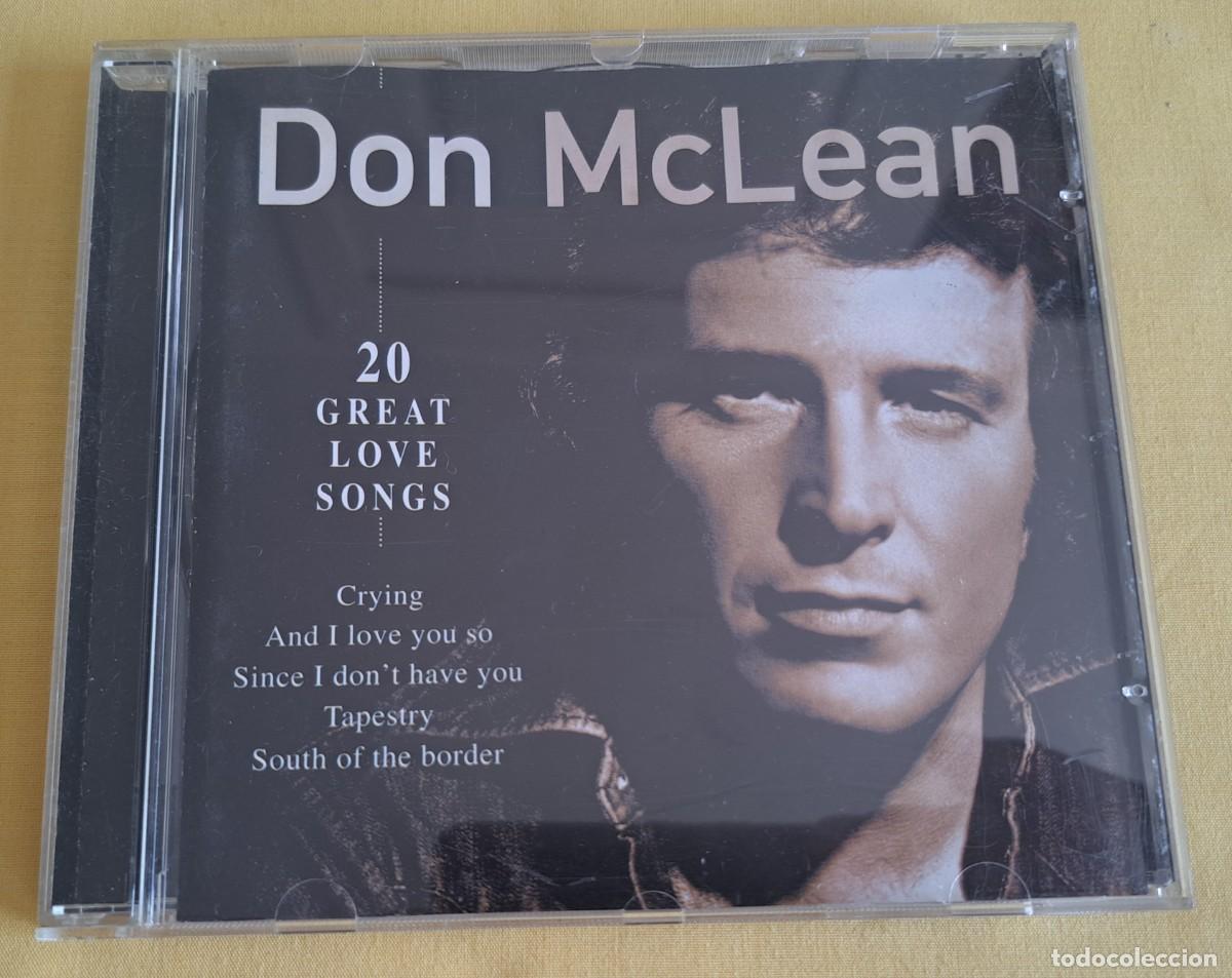CDs de m&uacute;sica: DON McLEAN - 20 GREAT LOVE SONGS - Disky &ndash; LS 856152 - NETHERLANDS 1999