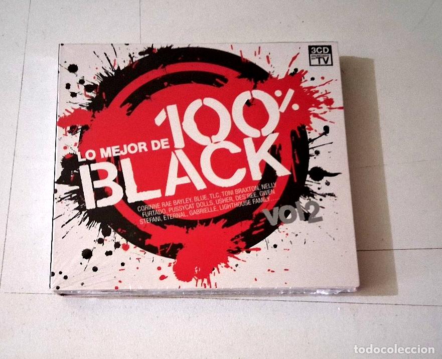 CDs de m&uacute;sica: CD &rdquo;LO MEJOR DE 100 % BLACK VOL 2&rdquo; 3CD 57 TRACKS PRECINTADO SEALED DIGIPACK