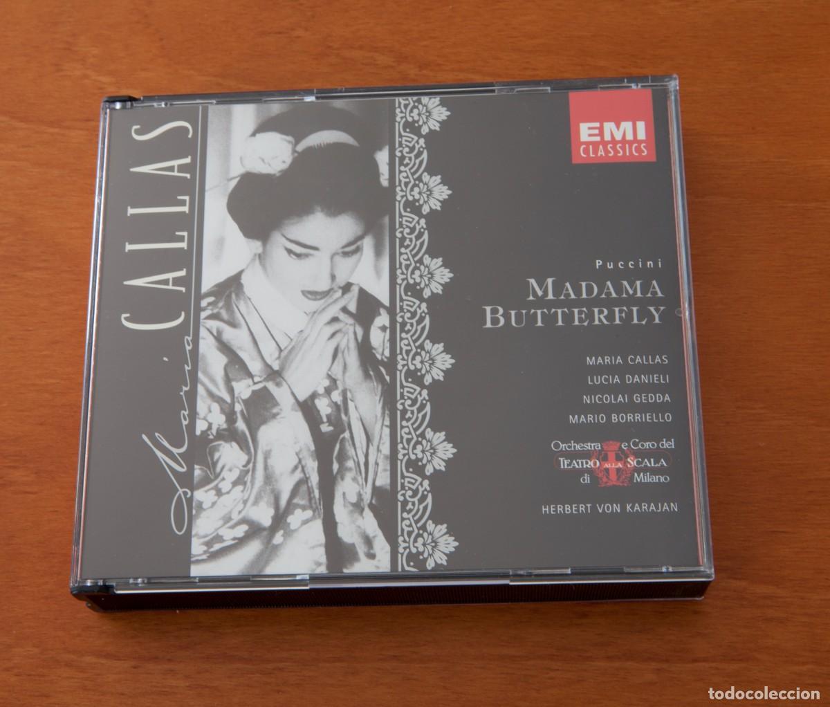 CDs de m&uacute;sica: MADAMA BUTTERFLY Puccini MAR&Iacute;A CALLAS, LUCIA DANIELI, NICOLAI GEDDA MARIO BORRIELLO Orchestra e Coro
