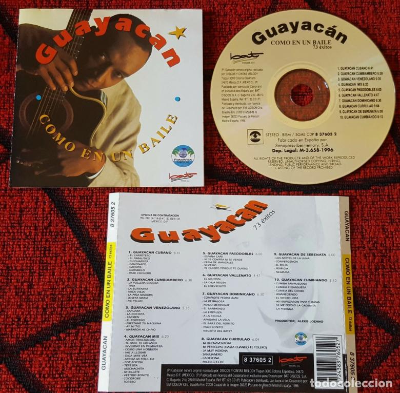 CDs de m&uacute;sica: GUAYACAN ** Como en un baile ** CD 1996 - Foto 1