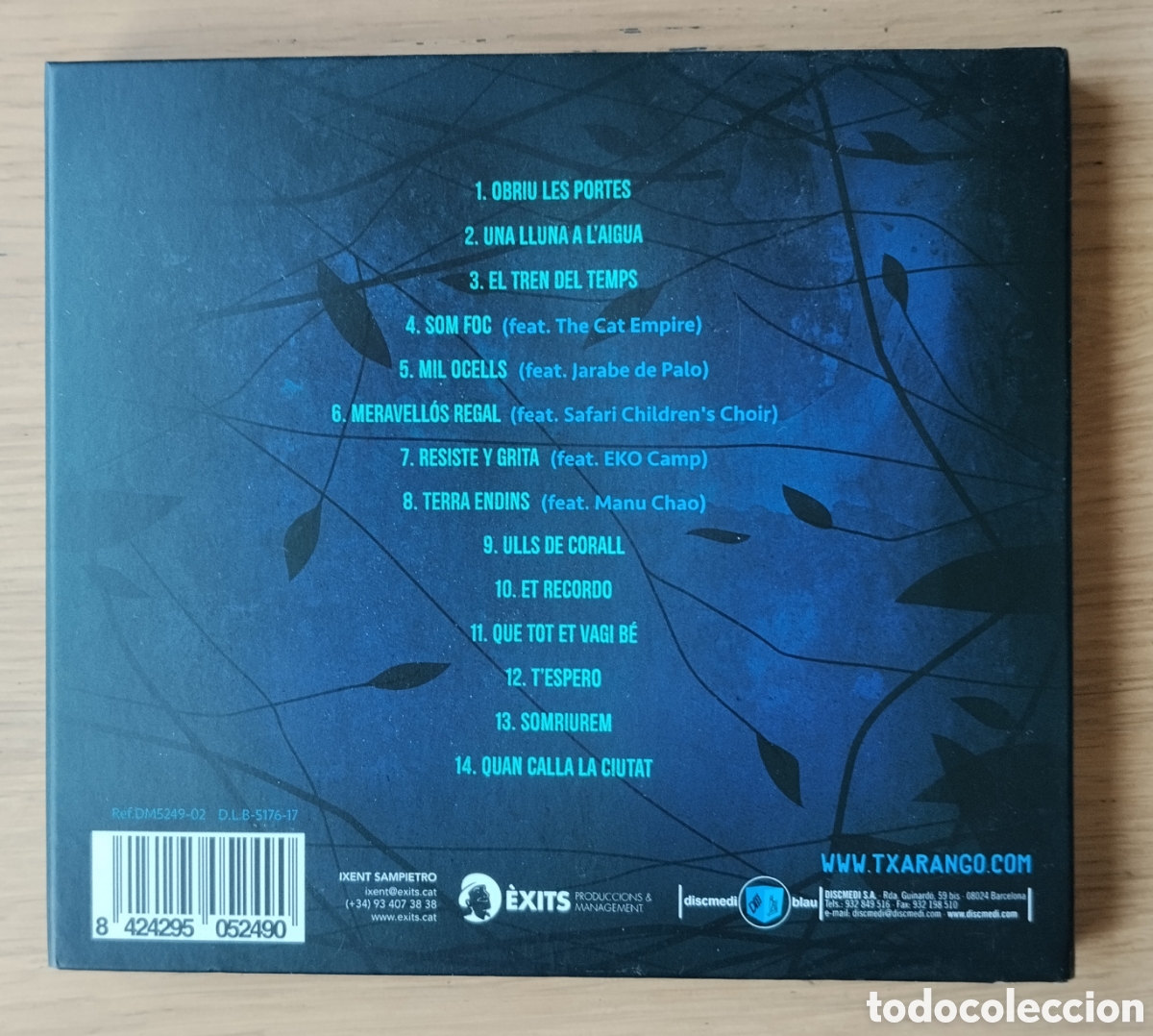 CDs de m&uacute;sica: TXARANGO: &rdquo;EL COR DE LA TERRA&rdquo; CD 2017 - Foto 2