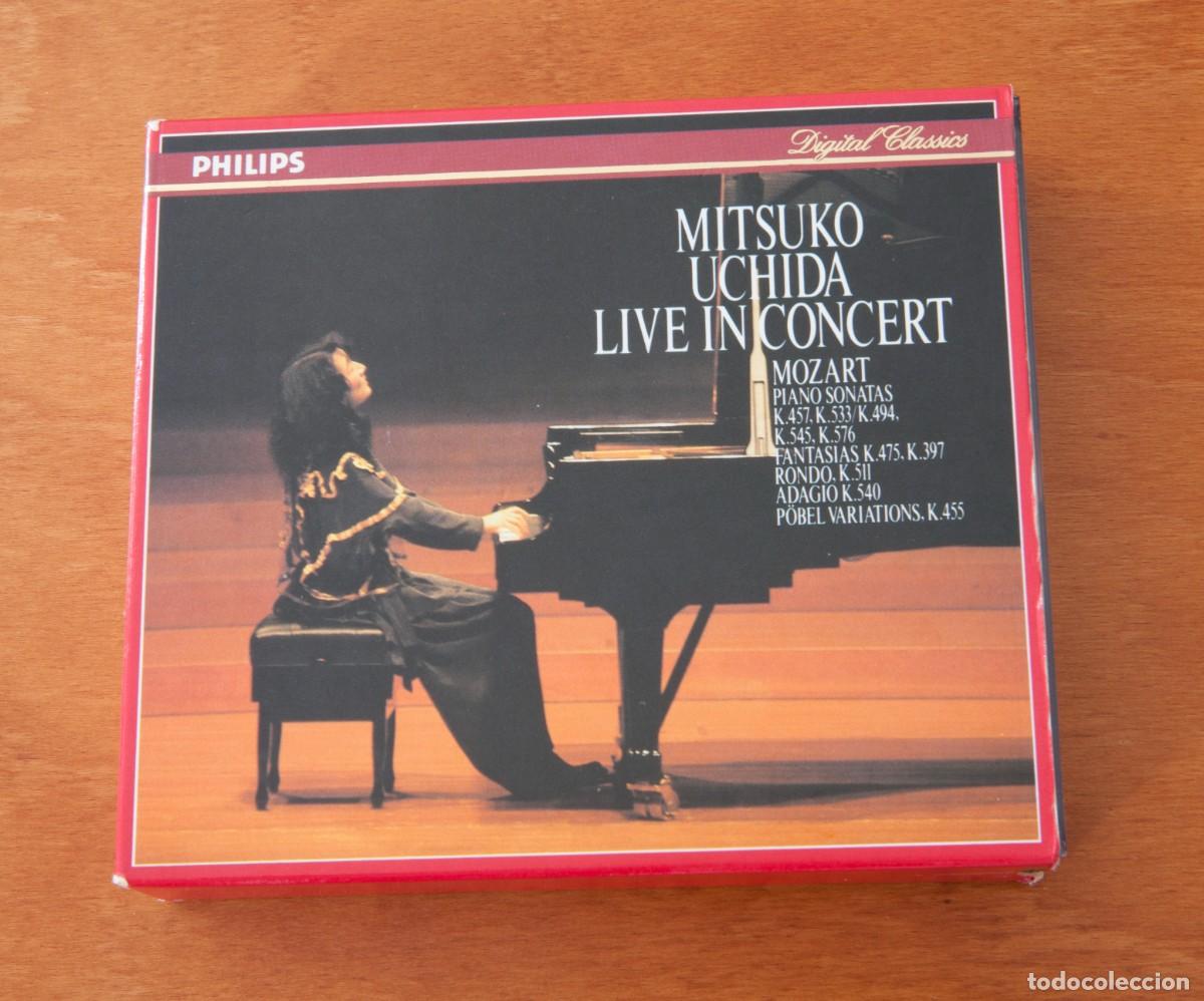 CDs de m&uacute;sica: MITSUKO UCHIDA - LIVE IN CONCERT MOZART PIANO SONATAS PHILIPS - Digital Classics 432 989-2 PH2 DDD