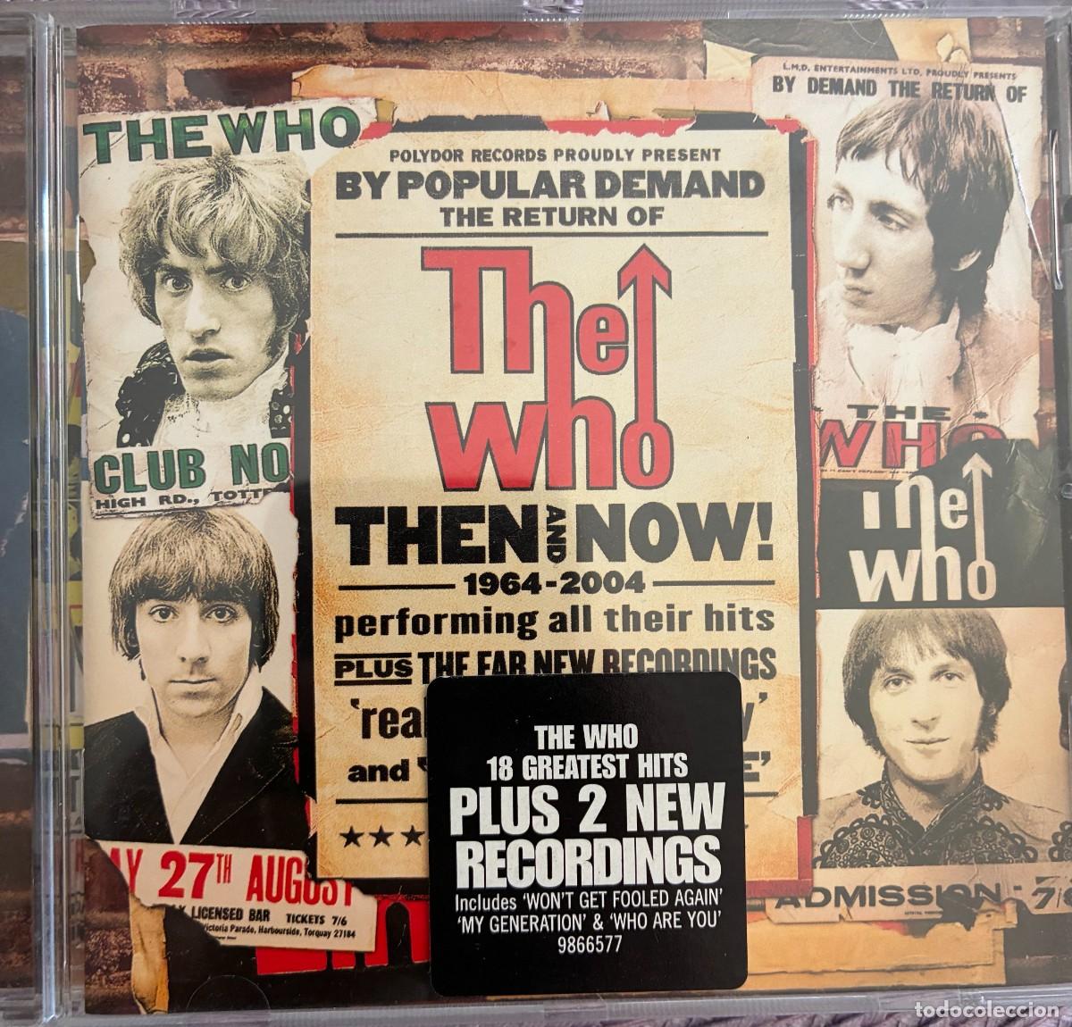 CDs de m&uacute;sica: The Who. CD Then & Now. 20 tracks. Buen estado. Ver fotos.