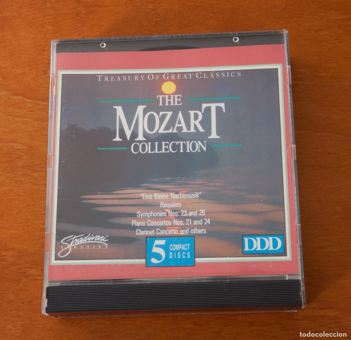 CDs de m&uacute;sica: THE MOZART COLLECTION TREASURY OF CLASSICS DDD 5 COMPACT DISCS Stradivari CLASICS S5D-6500-SL