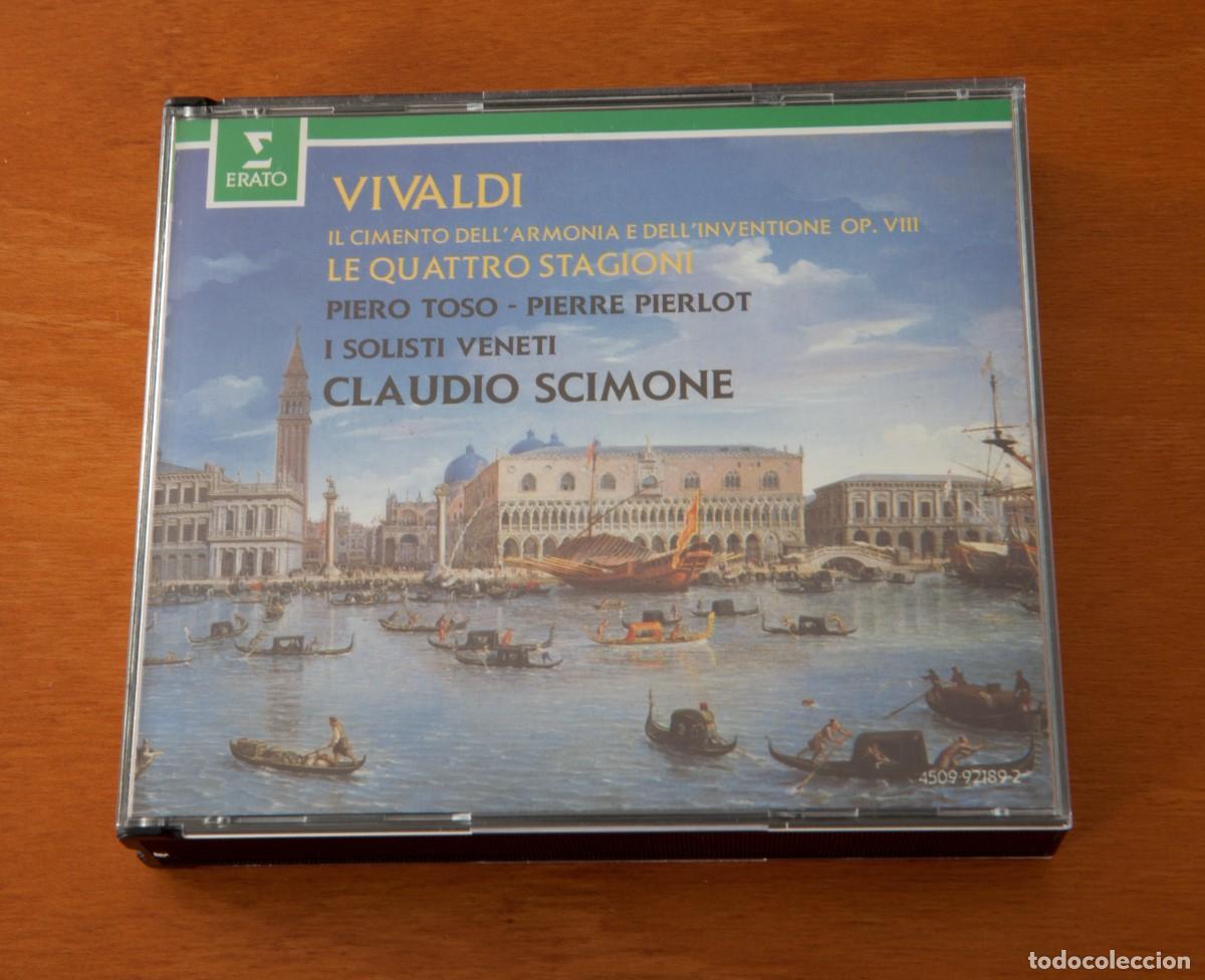 CDs de m&uacute;sica: VIVALDI IL CIMENTO DELL&acute;ARMONIA E DELL&acute;INVENTIONE OP. VII LE QUATRO STAGIONI PIERO TOSO &ndash; PIERRE PI