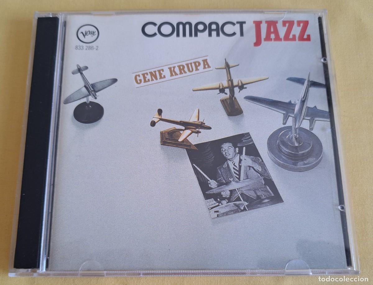 CDs de m&uacute;sica: GENE KRUPA - COMPACT JAZZ - Verve Records &ndash; 833 286-2 - US 1987 + REGALO