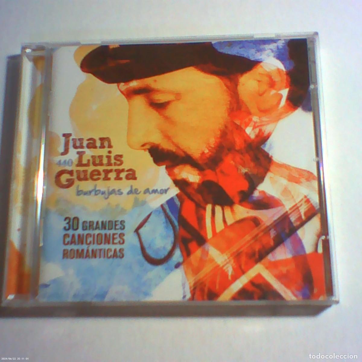 CDs de m&uacute;sica: 2 cd's juan luis guerra. 440 burbujas de amor. emi 2010 spain. 30 temas (seminuevo)