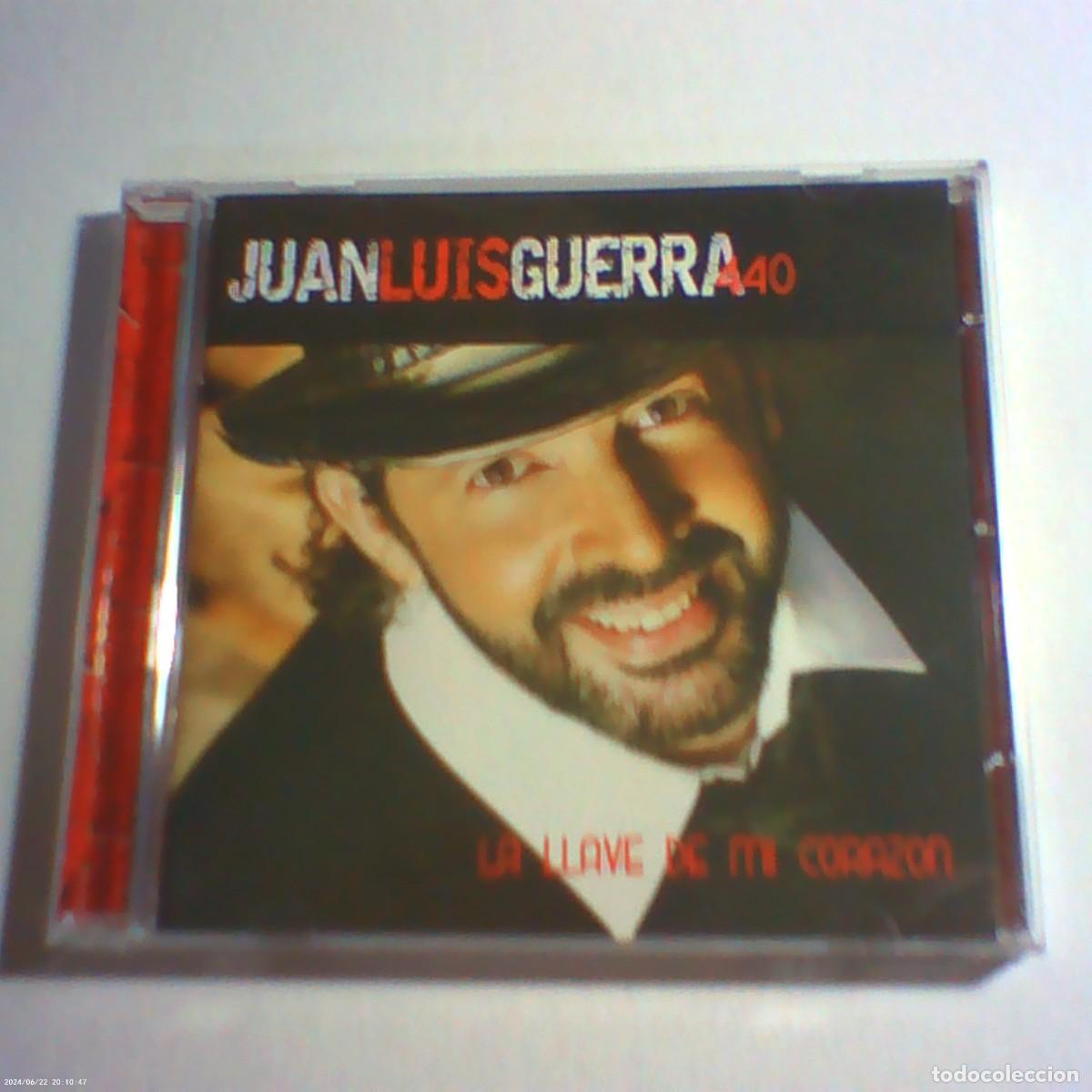 CDs de m&uacute;sica: cd juan luis guerra. la llave de mi coraz&oacute;n. emi 2007 spain. 12 temas. libreto letras (seminuevo)