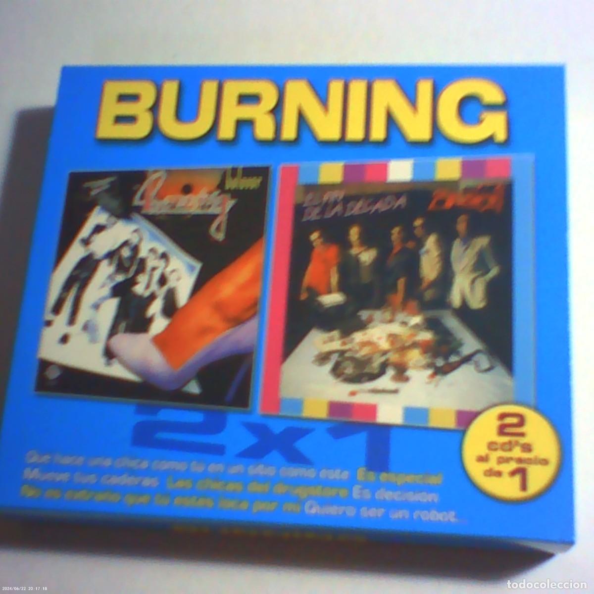 CDs de m&uacute;sica: 2 cd's burning. bulevar. el fin de la d&eacute;cada. divucsa 2008 spain. 18 temas (seminuevo)