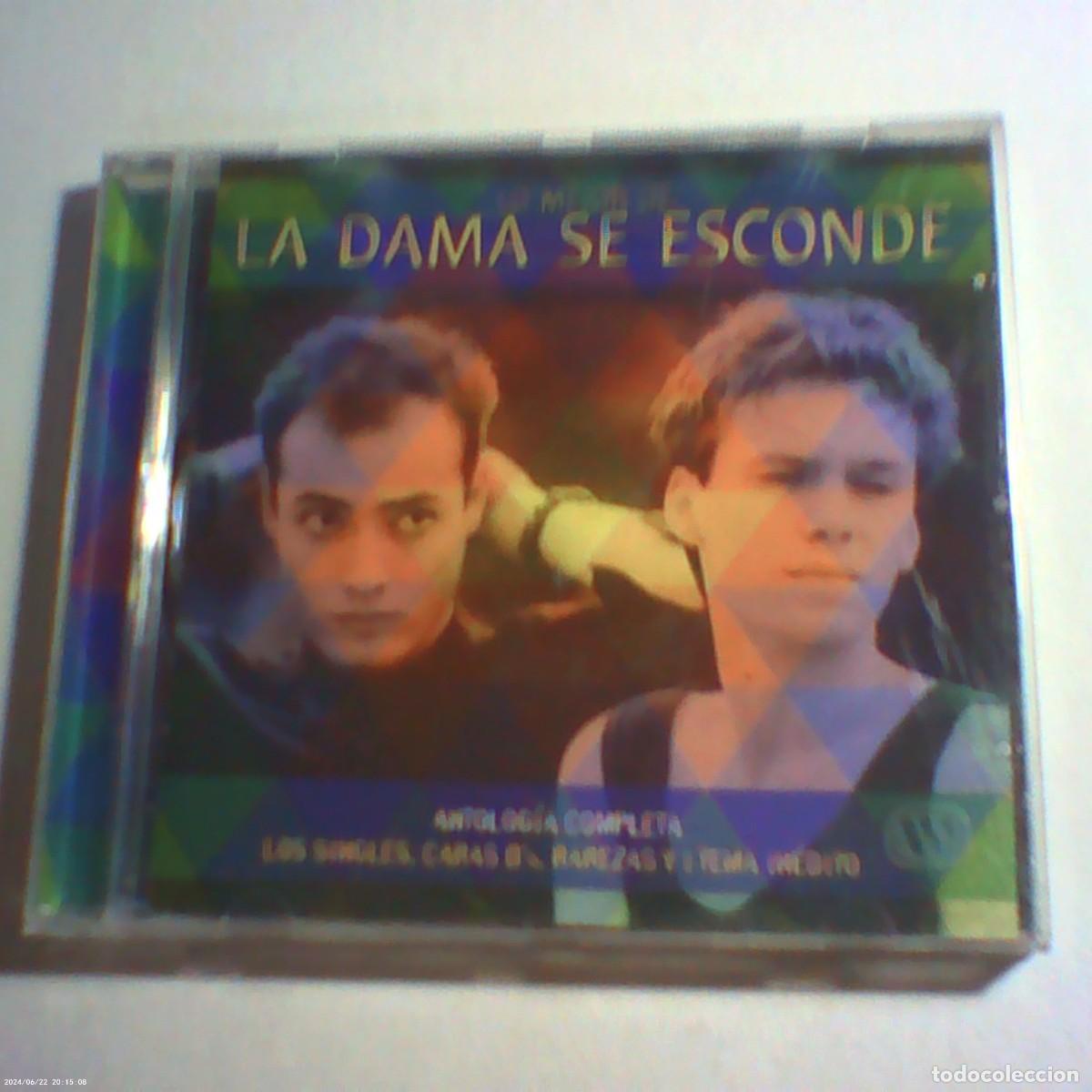 CDs de m&uacute;sica: cd la dama se esconde. antolog&iacute;a completa. warner 1999 spain. 19 temas. con letras (seminuevo)