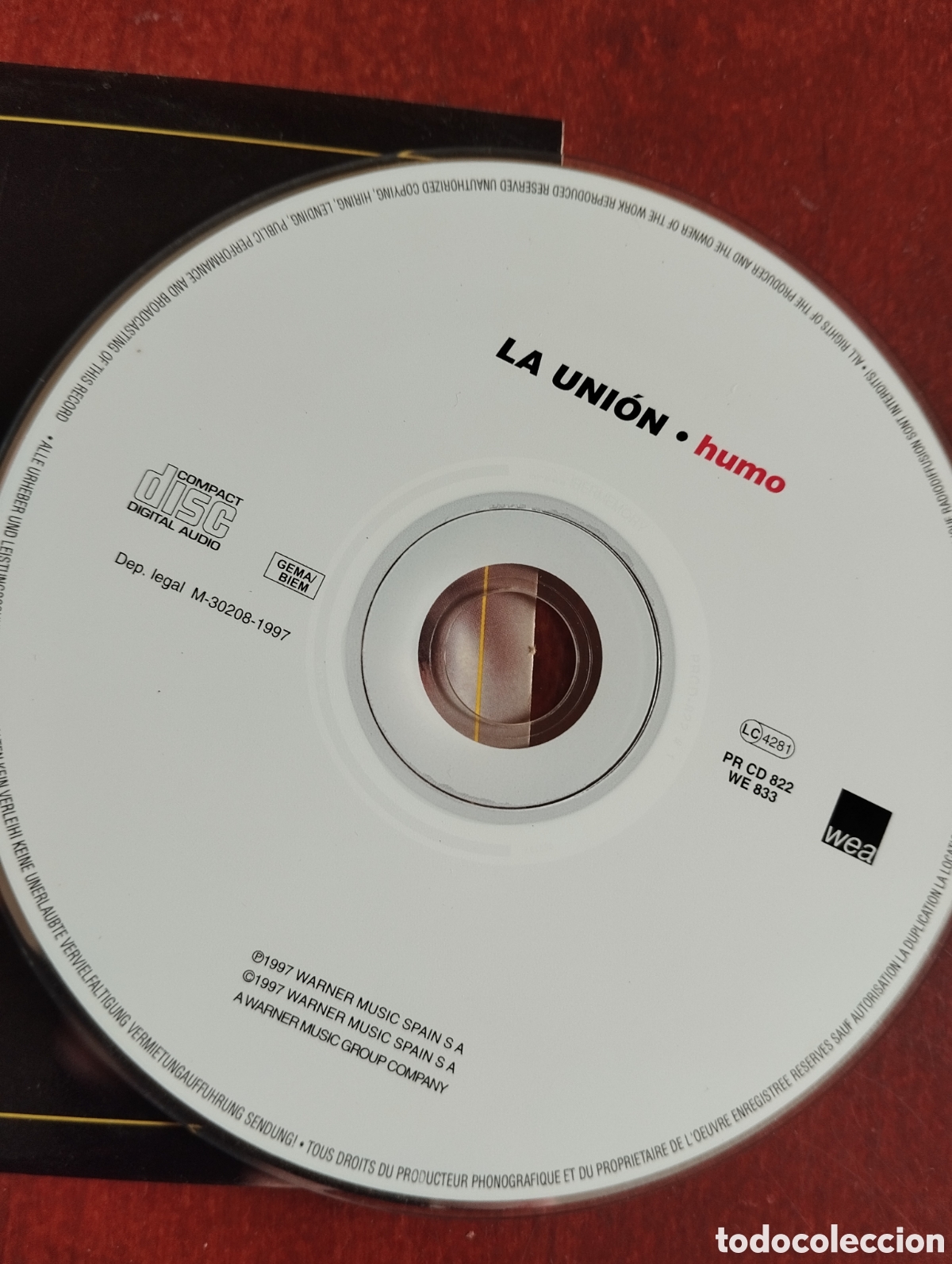 CDs de m&uacute;sica: La Uni&oacute;n - humo - cd - Foto 3